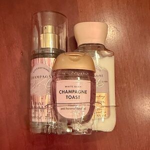 Bath & Body Works Champagne Toast Trio Set